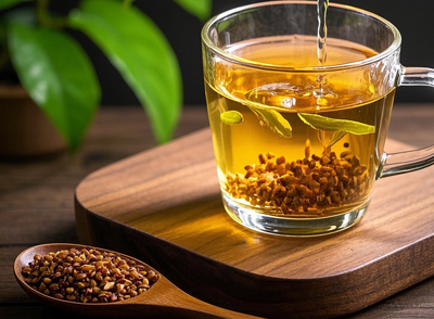 苦荞茶长期大量饮用(每日超50g干品)可能加重脾阳虚弱，出现腹痛、便溏加剧